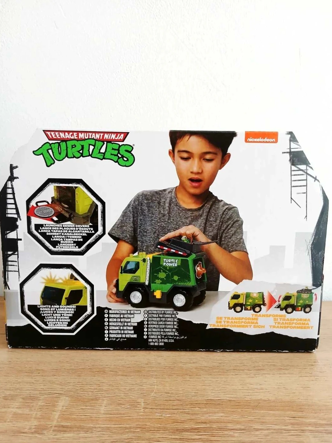 Camion Trash n Battle Vuilniswagen TMNT Nickelodeon – photo 3